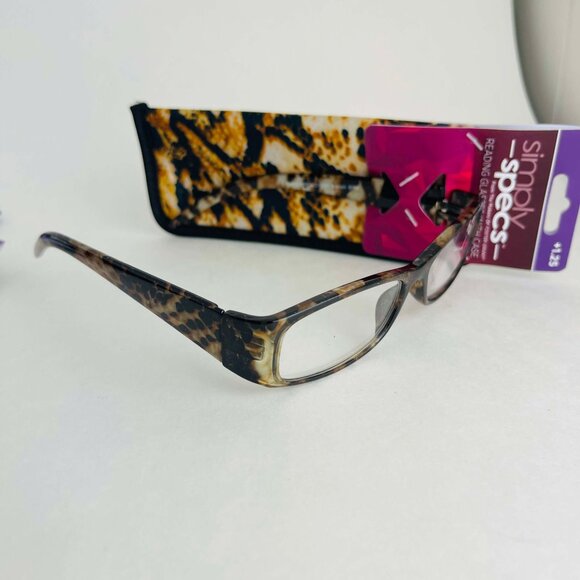 RG0361 Lot of 3 Simply Specs Foster Grant Womens Reading Glasses W/ Case +1.25 - Picture 2 of 7